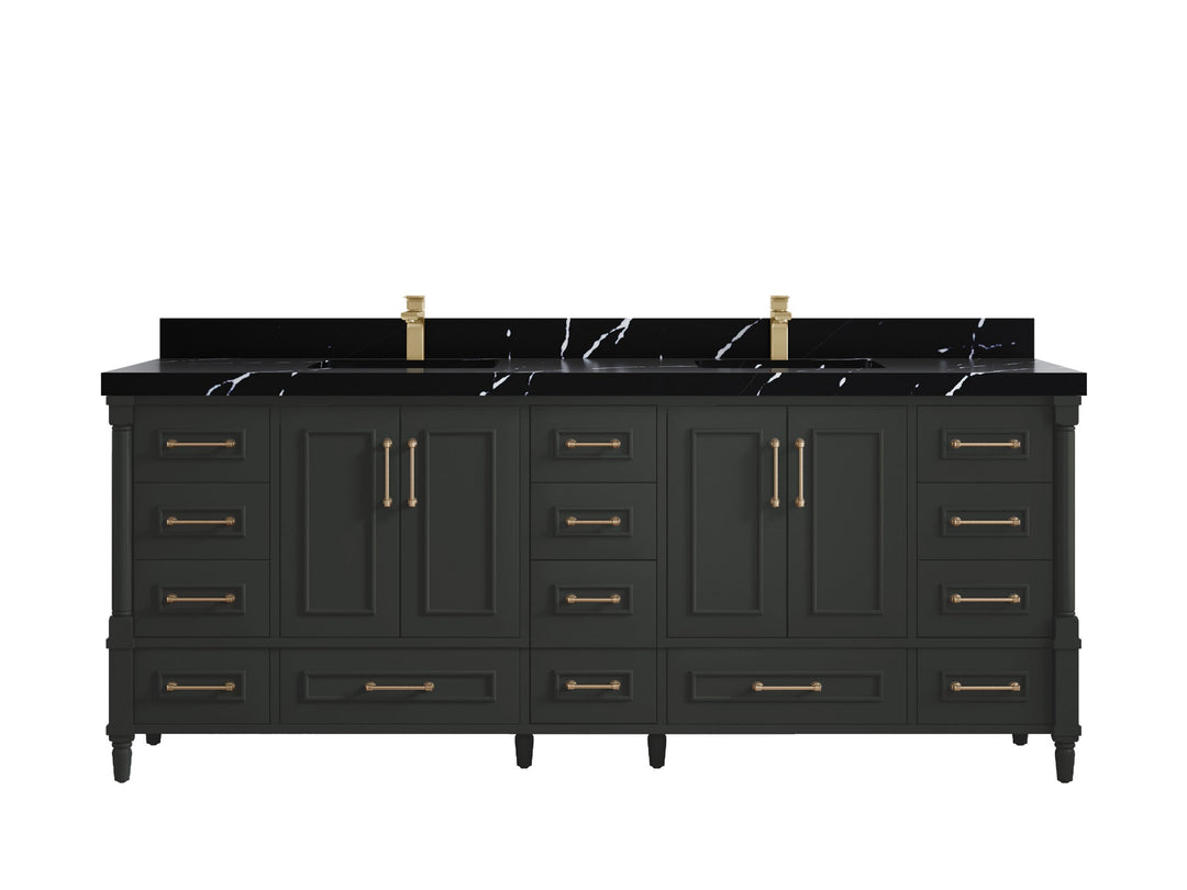Aberdeen 84 in. W x 22 in. D Double Sink Bathroom Vanity - Willow Bath and Vanity