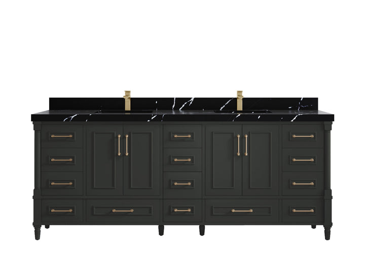 Aberdeen 84 in. W x 22 in. D Double Sink Bathroom Vanity - photo 9