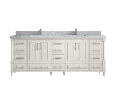 Aberdeen 84 in. W x 22 in. D Double Sink Bathroom Vanity - Willow Bath and Vanity