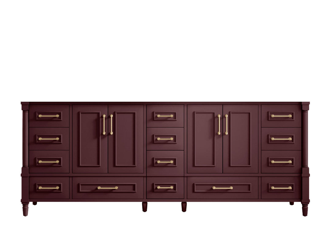 Aberdeen 84 in. W x 22 in. D Double Sink Bathroom Vanity - Willow Bath and Vanity