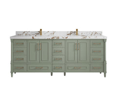 Aberdeen 84 in. W x 22 in. D Double Sink Bathroom Vanity - photo 35