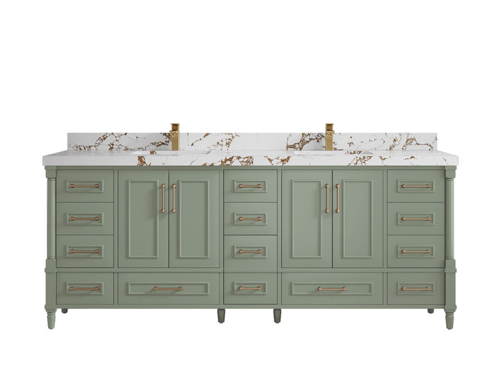 Aberdeen 84 in. W x 22 in. D Double Sink Bathroom Vanity - photo 35