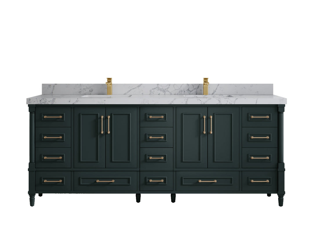 Aberdeen 84 in. W x 22 in. D Double Sink Bathroom Vanity - Willow Bath and Vanity