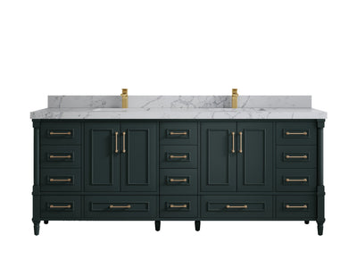Aberdeen 84 in. W x 22 in. D Double Sink Bathroom Vanity - Willow Bath and Vanity