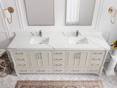 Aberdeen 84 in. W x 22 in. D Double Sink Bathroom Vanity - photo 11
