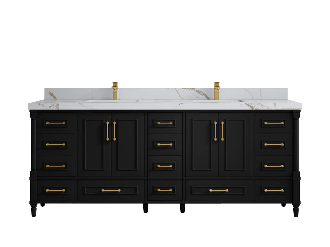 Aberdeen 84 in. W x 22 in. D Double Sink Bathroom Vanity - Willow Bath and Vanity