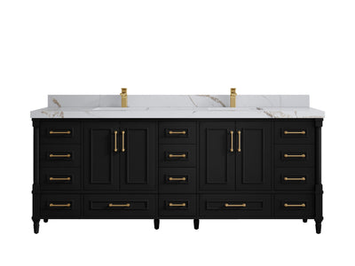 Aberdeen 84 in. W x 22 in. D Double Sink Bathroom Vanity - Willow Bath and Vanity