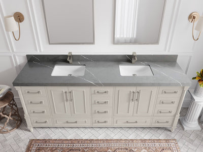 Aberdeen 84 in. W x 22 in. D Double Sink Bathroom Vanity - Willow Bath and Vanity