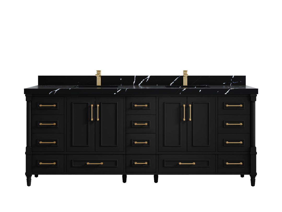 Aberdeen 84 in. W x 22 in. D Double Sink Bathroom Vanity - Willow Bath and Vanity