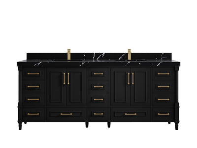 Aberdeen 84 in. W x 22 in. D Double Sink Bathroom Vanity - Willow Bath and Vanity