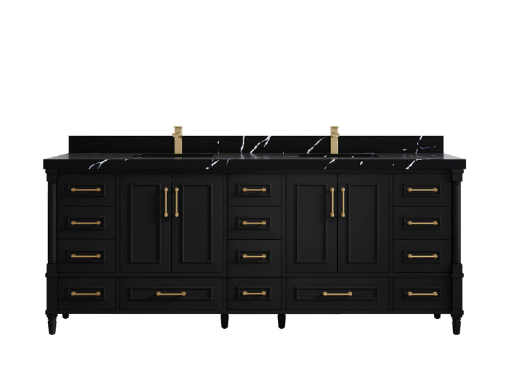 Aberdeen 84 in. W x 22 in. D Double Sink Bathroom Vanity - photo 9