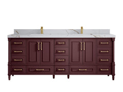 Aberdeen 84 in. W x 22 in. D Double Sink Bathroom Vanity - photo 12