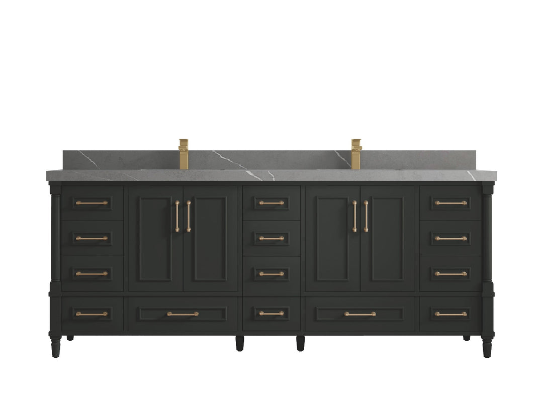 Aberdeen 84 in. W x 22 in. D Double Sink Bathroom Vanity - Willow Bath and Vanity