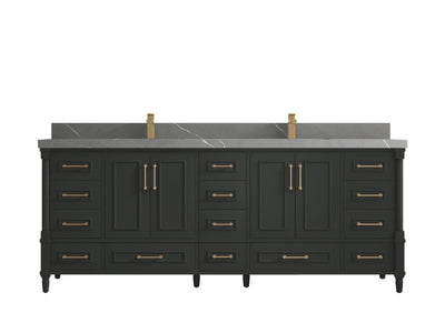 Aberdeen 84 in. W x 22 in. D Double Sink Bathroom Vanity - Willow Bath and Vanity