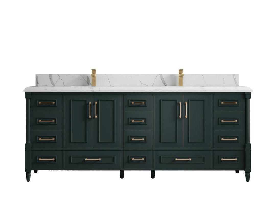 Aberdeen 84 in. W x 22 in. D Double Sink Bathroom Vanity - Willow Bath and Vanity