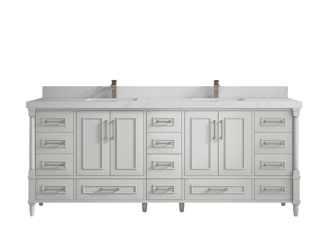 Aberdeen 84 in. W x 22 in. D Double Sink Bathroom Vanity - Willow Bath and Vanity