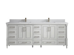 Aberdeen 84 in. W x 22 in. D Double Sink Bathroom Vanity - photo 16