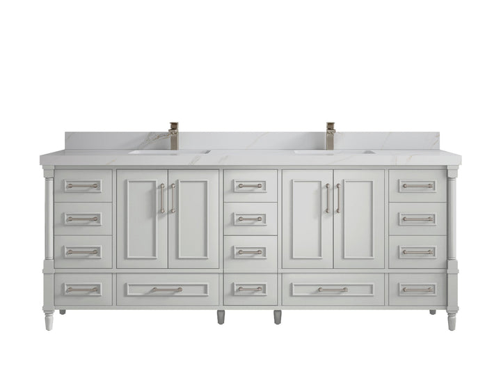 Aberdeen 84 in. W x 22 in. D Double Sink Bathroom Vanity - photo 16