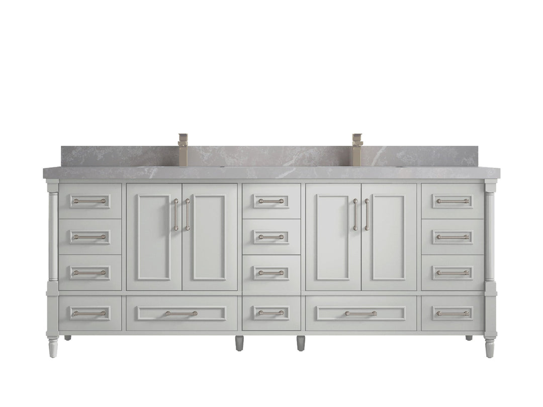 Aberdeen 84 in. W x 22 in. D Double Sink Bathroom Vanity - Willow Bath and Vanity