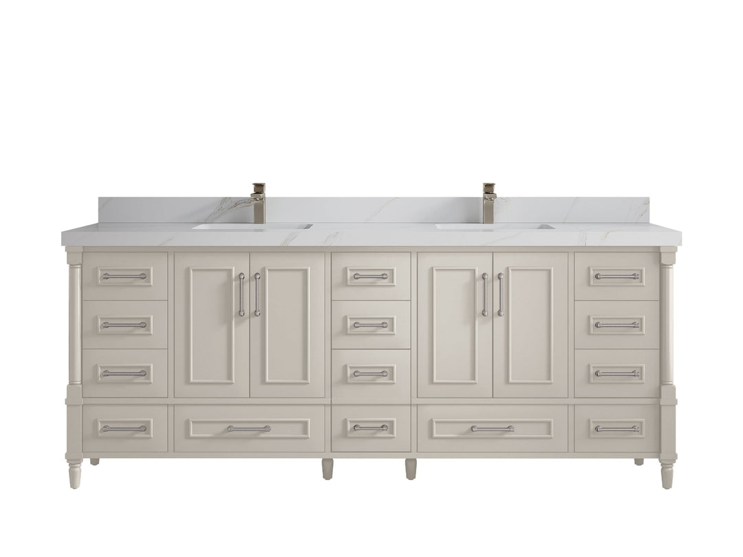 Aberdeen 84 in. W x 22 in. D Double Sink Bathroom Vanity - Willow Bath and Vanity