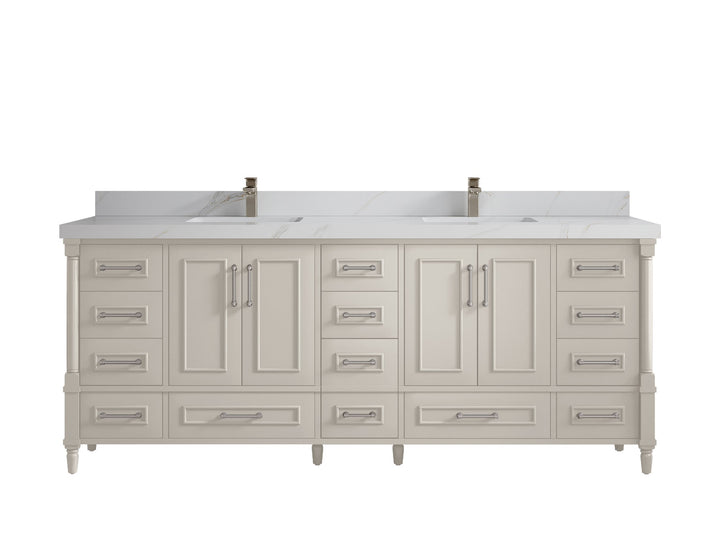 Aberdeen 84 in. W x 22 in. D Double Sink Bathroom Vanity - photo 16