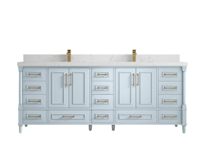 Aberdeen 84 in. W x 22 in. D Double Sink Bathroom Vanity - Willow Bath and Vanity