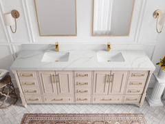 Aberdeen 84 in. W x 22 in. D Double Sink Bathroom Vanity - photo 23