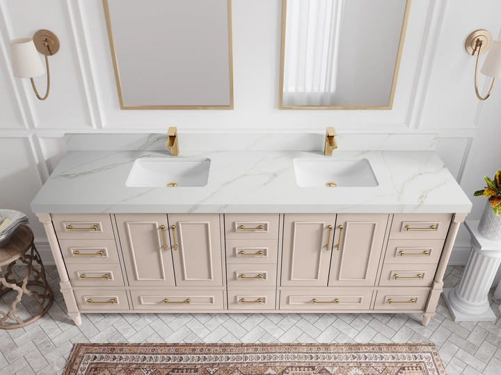 Aberdeen 84 in. W x 22 in. D Double Sink Bathroom Vanity - photo 23