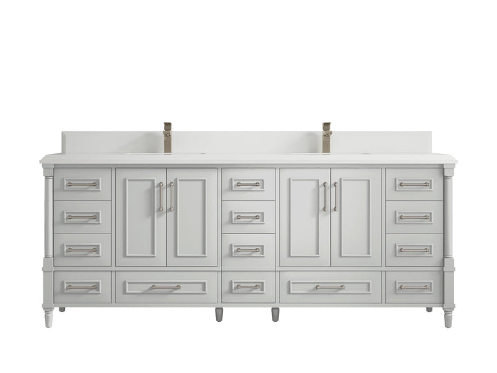 Aberdeen 84 in. W x 22 in. D Double Sink Bathroom Vanity - photo 26