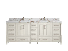 Aberdeen 84 in. W x 22 in. D Double Sink Bathroom Vanity - photo 35