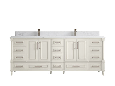 Aberdeen 84 in. W x 22 in. D Double Sink Bathroom Vanity - Willow Bath and Vanity
