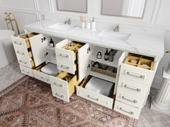 Aberdeen 84 in. W x 22 in. D Double Sink Bathroom Vanity - photo 3