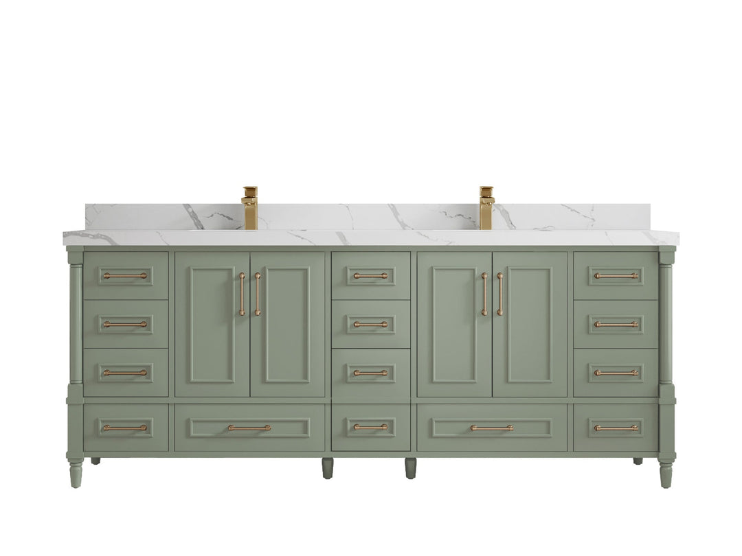 Aberdeen 84 in. W x 22 in. D Double Sink Bathroom Vanity - Willow Bath and Vanity