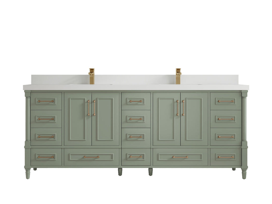 Aberdeen 84 in. W x 22 in. D Double Sink Bathroom Vanity - Willow Bath and Vanity