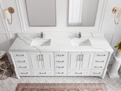 Aberdeen 84 in. W x 22 in. D Double Sink Bathroom Vanity - photo 22