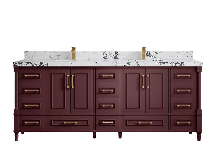 Aberdeen 84 in. W x 22 in. D Double Sink Bathroom Vanity - photo 38