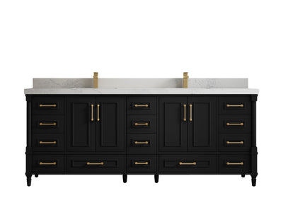 Aberdeen 84 in. W x 22 in. D Double Sink Bathroom Vanity - Willow Bath and Vanity