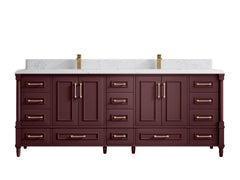 Aberdeen 84 in. W x 22 in. D Double Sink Bathroom Vanity - photo 24
