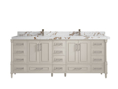 Aberdeen 84 in. W x 22 in. D Double Sink Bathroom Vanity - photo 34