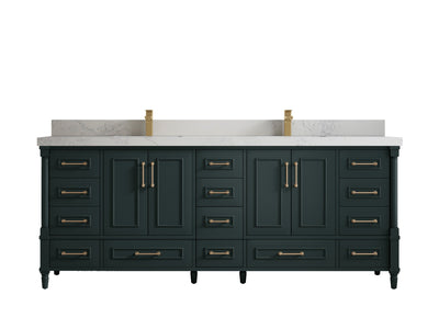 Aberdeen 84 in. W x 22 in. D Double Sink Bathroom Vanity - Willow Bath and Vanity