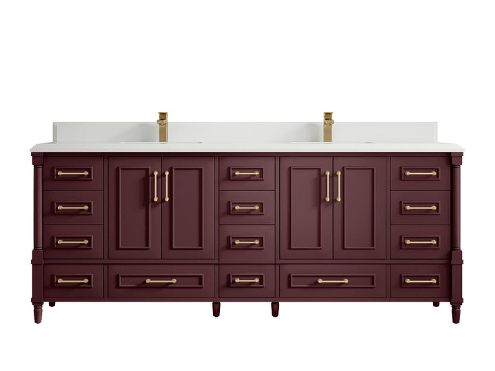 Aberdeen 84 in. W x 22 in. D Double Sink Bathroom Vanity - photo 26