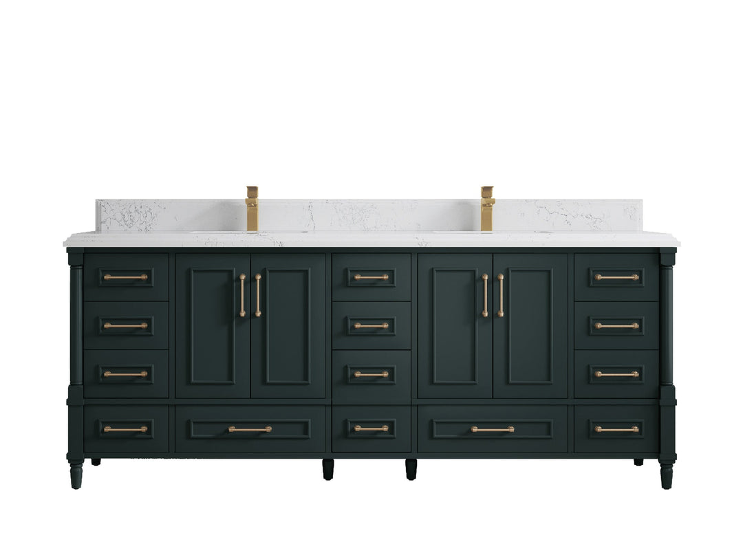 Aberdeen 84 in. W x 22 in. D Double Sink Bathroom Vanity - Willow Bath and Vanity