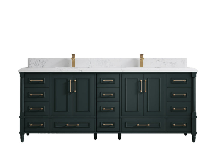 Aberdeen 84 in. W x 22 in. D Double Sink Bathroom Vanity - photo 25
