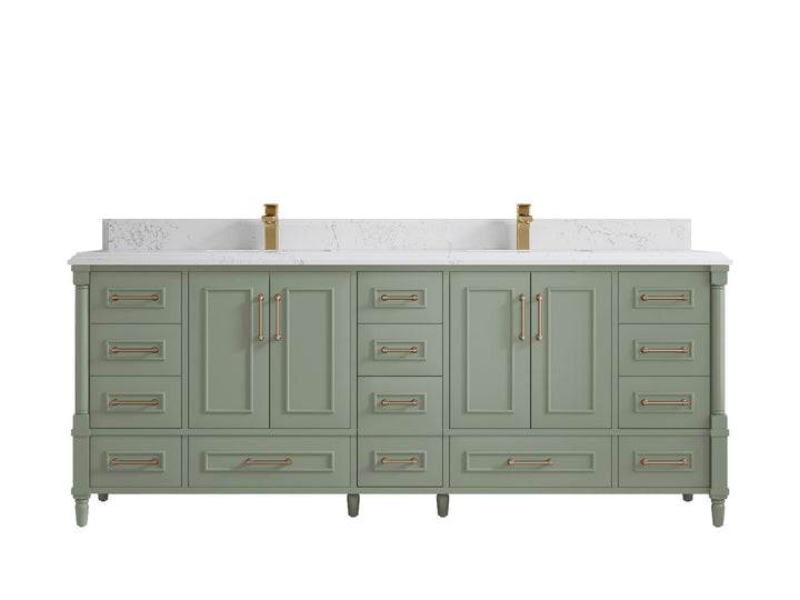 Aberdeen 84 in. W x 22 in. D Double Sink Bathroom Vanity - photo 25