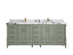 Aberdeen 84 in. W x 22 in. D Double Sink Bathroom Vanity - photo 39
