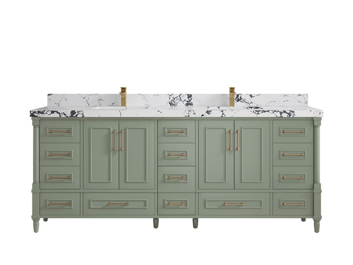 Aberdeen 84 in. W x 22 in. D Double Sink Bathroom Vanity - photo 39