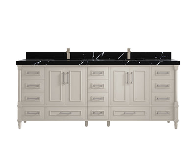 Aberdeen 84 in. W x 22 in. D Double Sink Bathroom Vanity - Willow Bath and Vanity