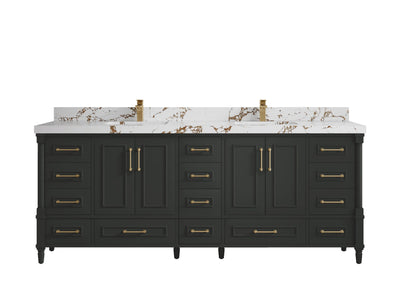Aberdeen 84 in. W x 22 in. D Double Sink Bathroom Vanity - Willow Bath and Vanity