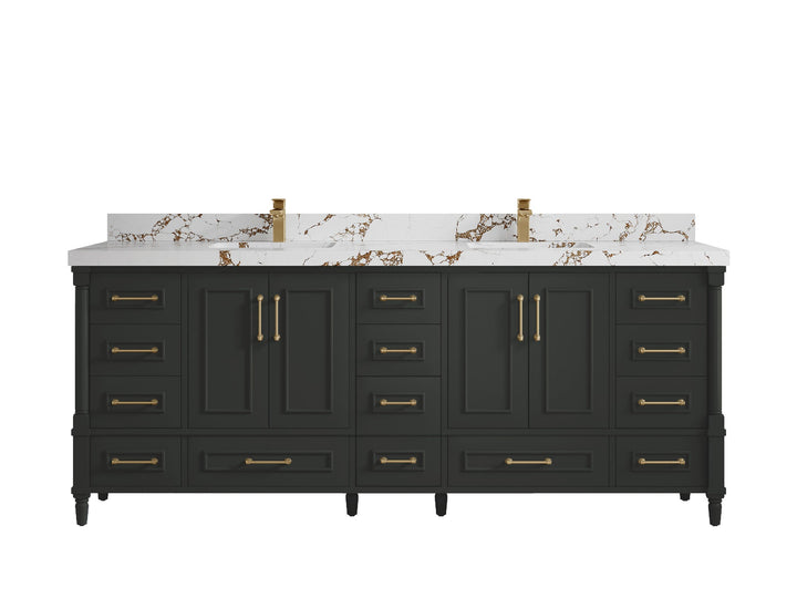 Aberdeen 84 in. W x 22 in. D Double Sink Bathroom Vanity - photo 35