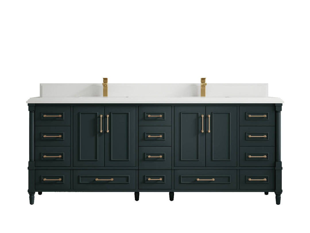Aberdeen 84 in. W x 22 in. D Double Sink Bathroom Vanity - Willow Bath and Vanity